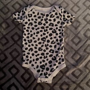 Baby Girl Cheetah Print Onesie